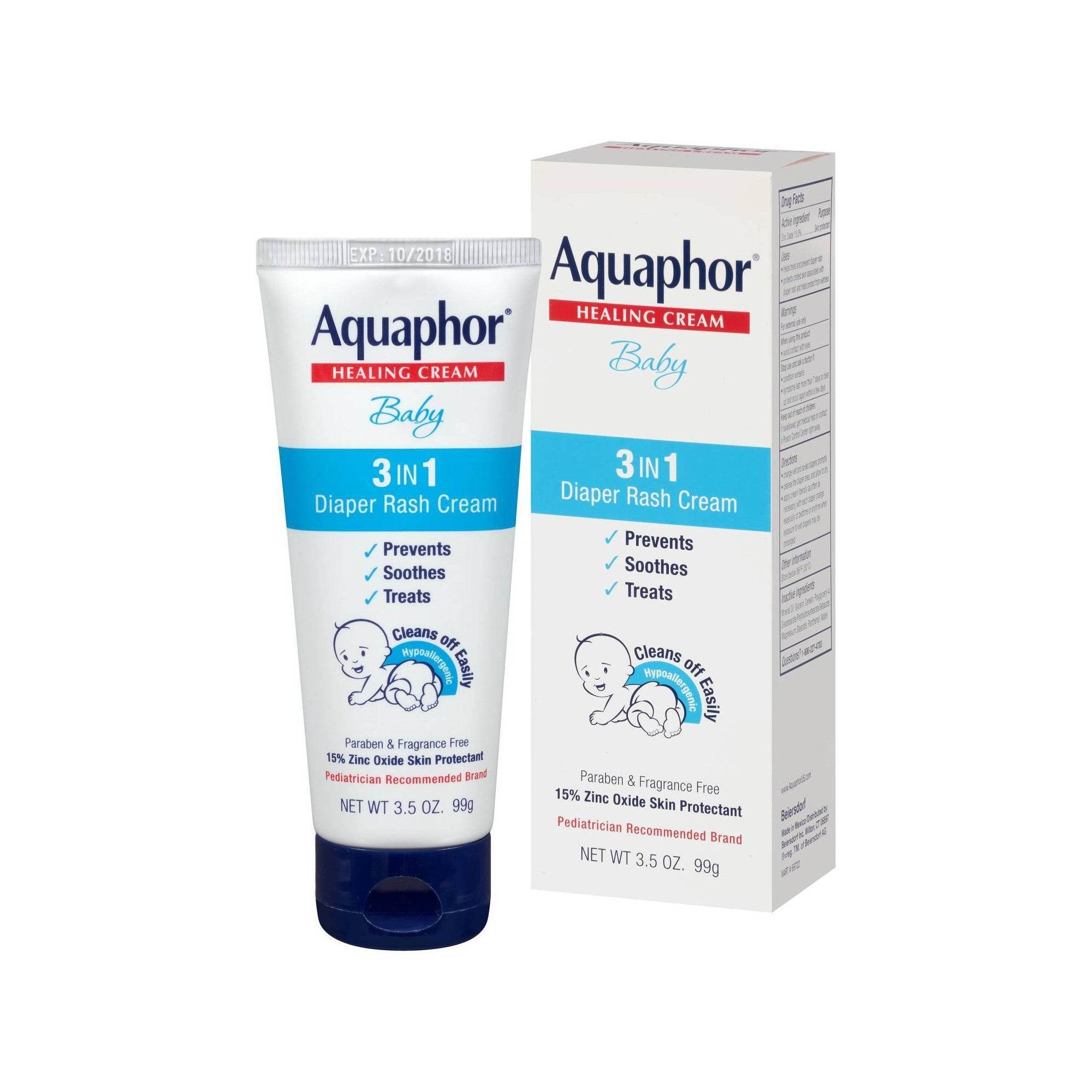 Aquaphor Baby Diaper Rash Cream, 3.5 oz OTC Shoppe Express